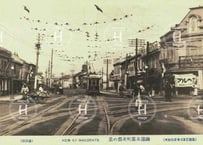 北海道・函館末広町の東部・薬局・市電・1933年〜1946年（昭和8年4月〜昭和21年7月）
