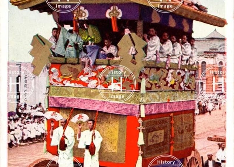 京都祇園祭・月鉾・白楽天山・鶏鉾・函谷鉾・月鉾・長刀鉾×2・占 京都祇園祭・月鉾・白楽天山・鶏鉾・函谷鉾・月鉾・長刀鉾×2・占