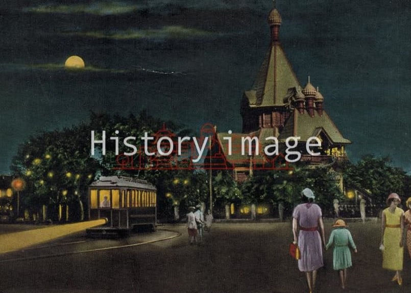 満洲ハルビン 夜景 5枚組 1918年〜1933年(大正7年4月1日〜昭和8 満洲ハルビン 夜景 5枚組 1918年〜1933年(大正7年4月1日〜昭和8