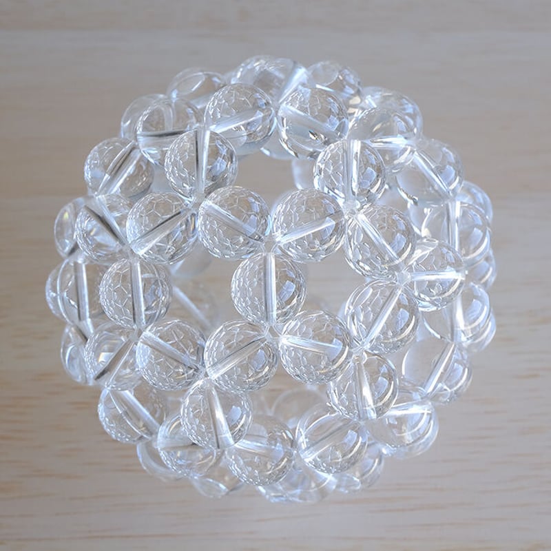 14mm玉 水晶 AAA／フラーレン大 Φ9.5cm | 森のSHOP