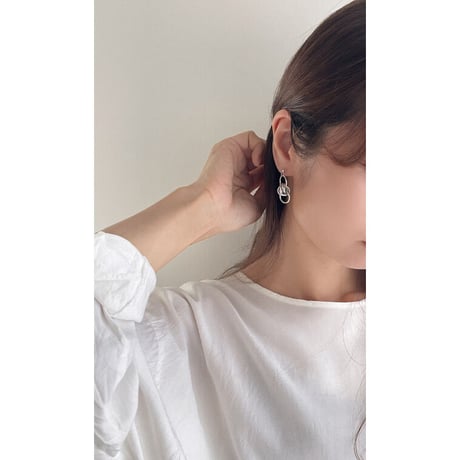 combination earrings  | 2color