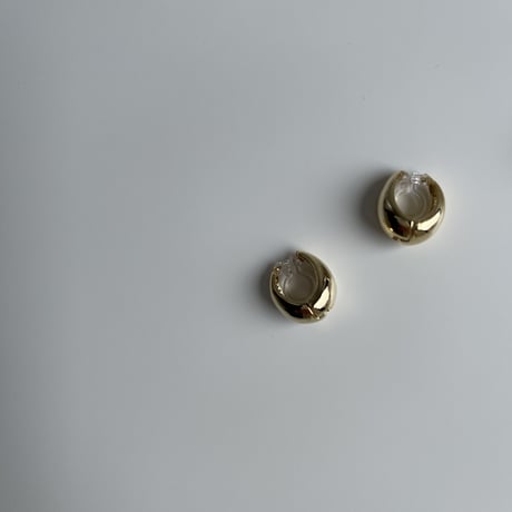 moon earrings｜2color
