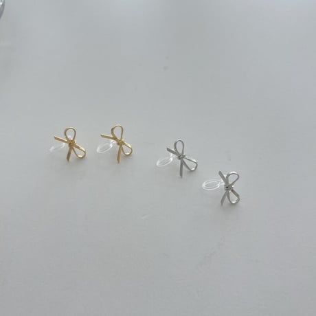 ribbon earrings | 2color