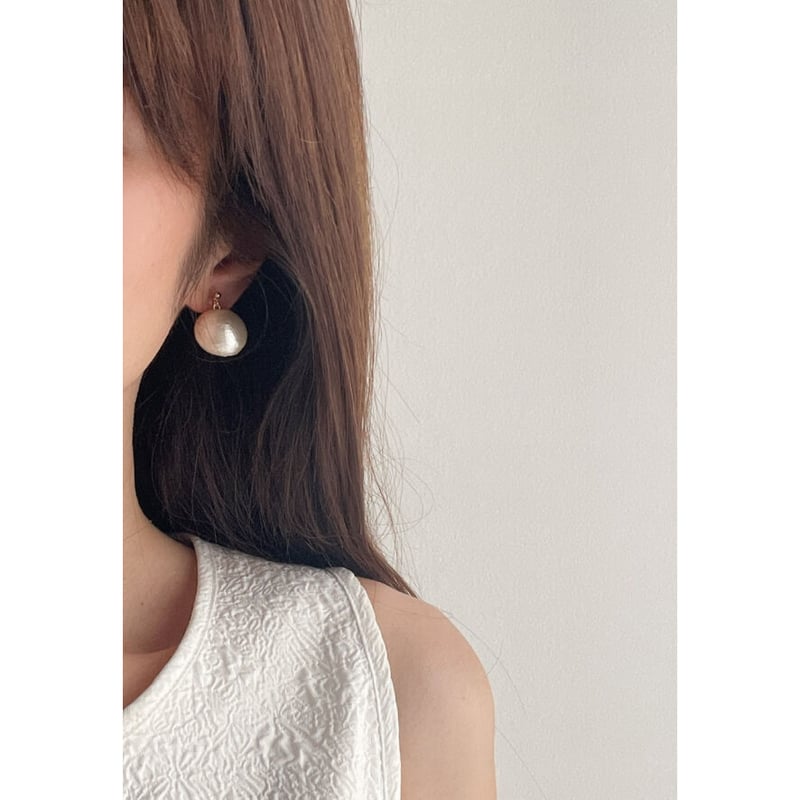 swing pearl earrings ｜ 2color | meaningful things