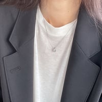 drop necklace(silver925)