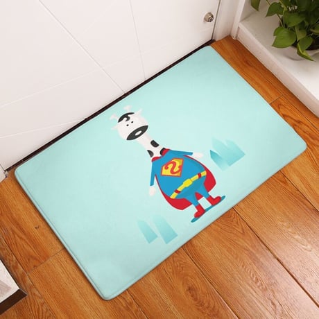 2017新しい玄関カーペットスーパーヒーロー漫画動物プリントマット床キッチン浴室の敷物40×60または50×80センチ 2 50x80cm