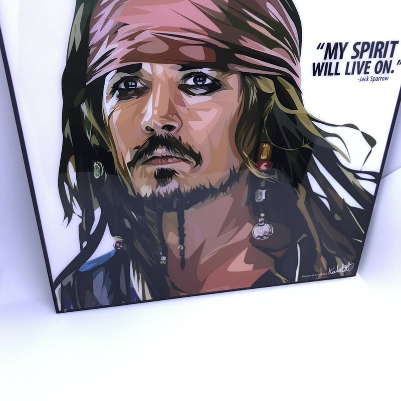 【新品 特大サイズ No 13】 ポップアートパネル ジャック スパロウ 映画 ジャックスパロウ | T's ARTSTORE