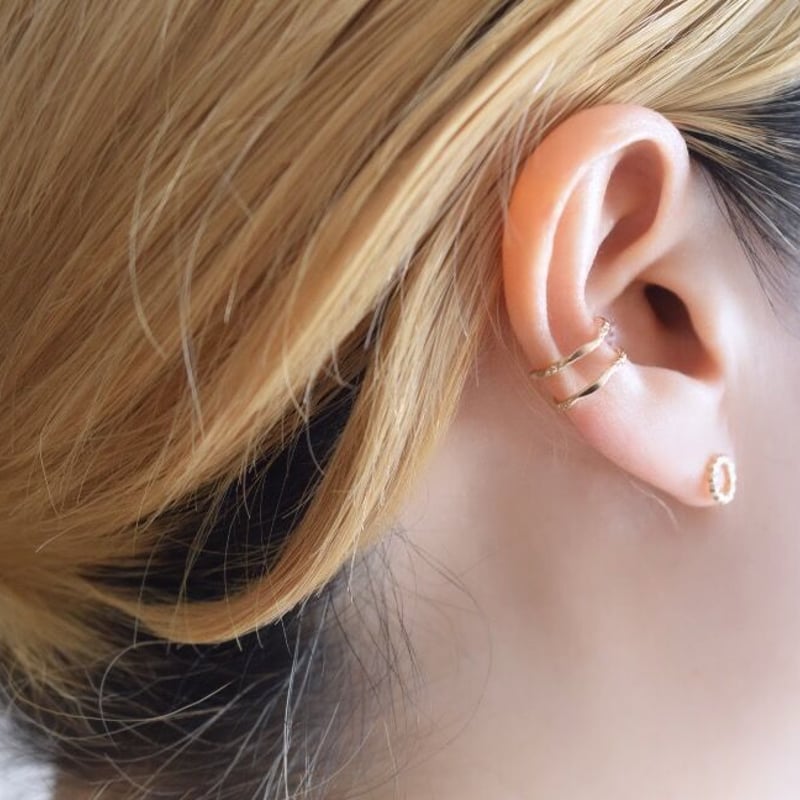 14kgf フラットドットリングスタッドピアス | gran 14kgf フラットドットリングスタッドピアス | gran