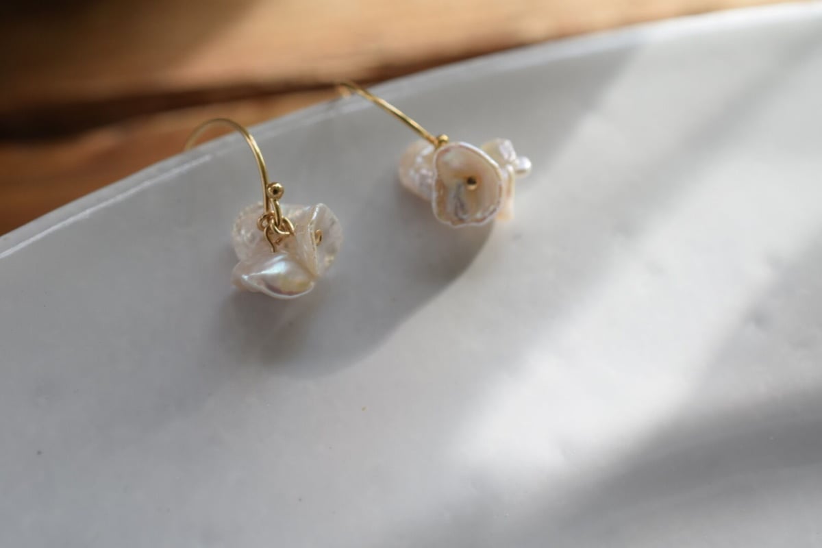 14kgf ケシパールピアス | gran