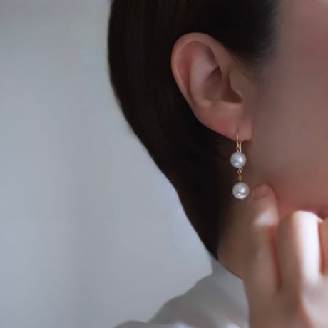 14kgf ゆらゆらパールピアス