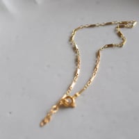 14kgf.  フラットデザインチェーンのシンプルブレスレット