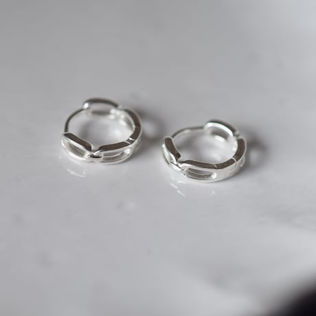silver925 フープピアス