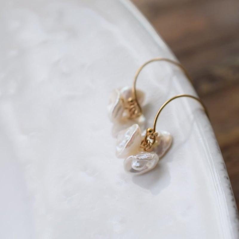14kgf ケシパールピアス | gran