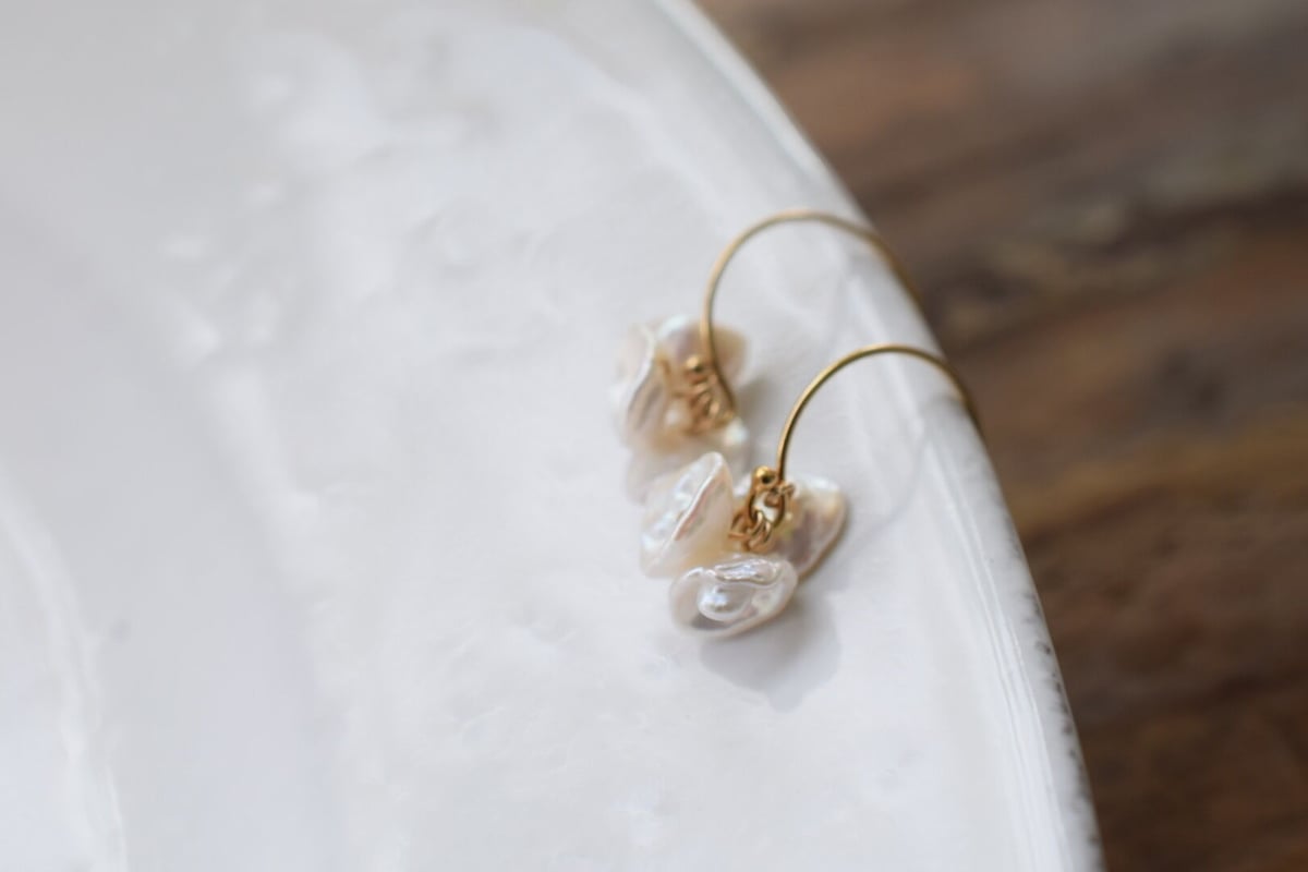 14kgf ケシパールピアス | gran