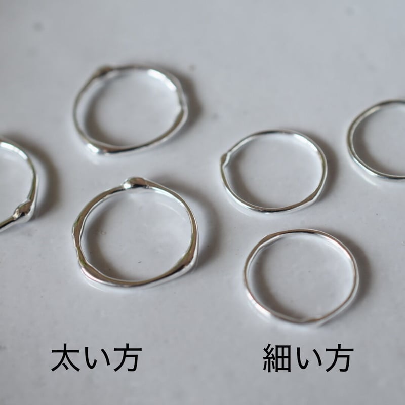 silver925 ぷっくりリング 太い方 | gran