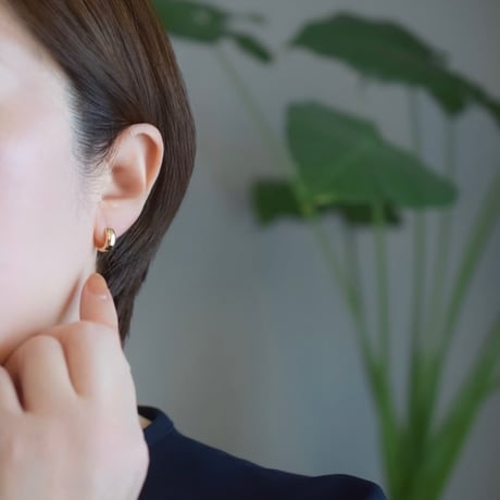 14kgf  丸みフープピアス