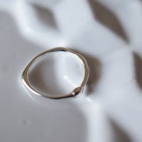 silver925  ぷっくりリング　太い方