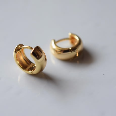 14kgf 丸みフープピアス | gran