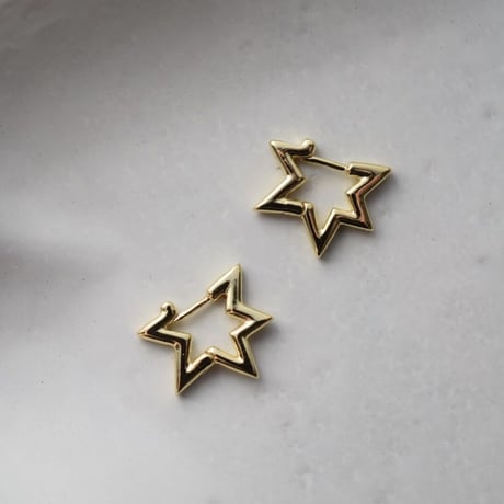 14kgf  星のフープピアス