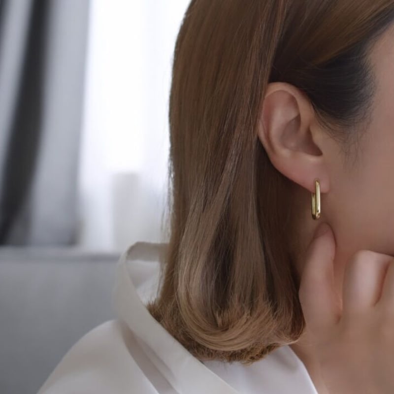 14kgf U字フープピアス | gran 14kgf U字フープピアス | gran