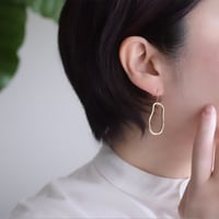 14kgf+24kgf いびつな大ぶりピアス