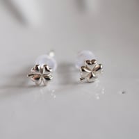 silver925   ミニクローバースタッドピアス