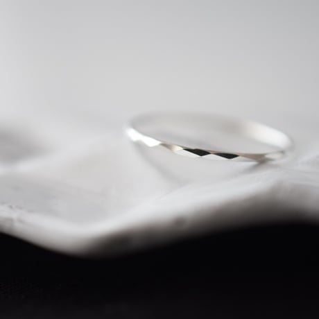 silver925  きらりカットリング
