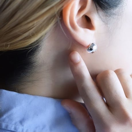silver925  ボールピアス