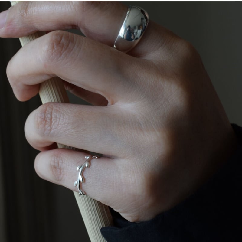 silver925 ぷっくりフリーサイズリング | gran