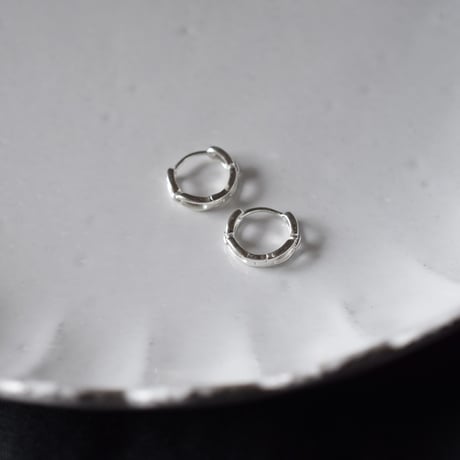silver925 フープピアス