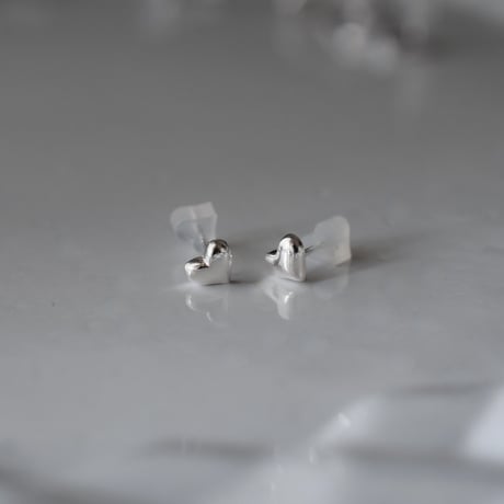 silver925  ミニハートピアス