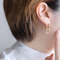 14kgf ボリュームリングリングピアス