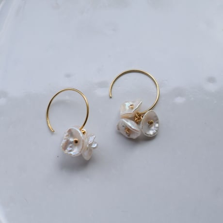 14kgf  ケシパールピアス