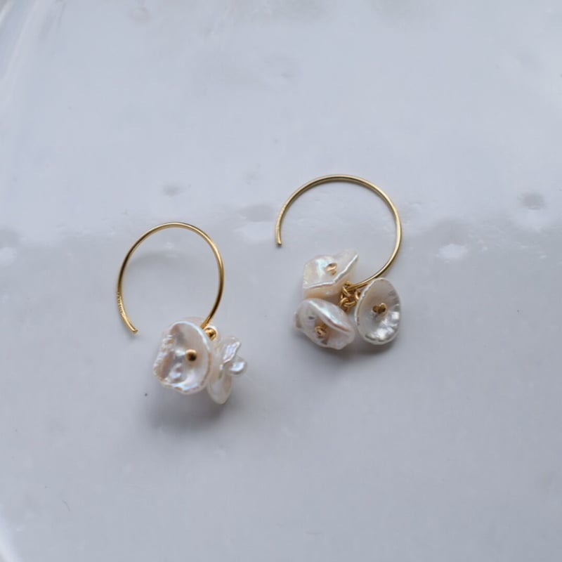 14kgf ケシパールピアス | gran