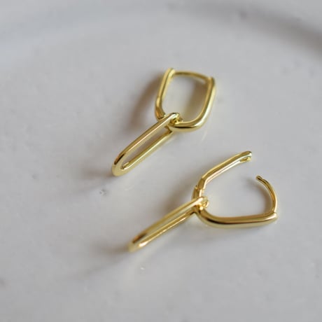14kgf  ダブルオーバルピアス