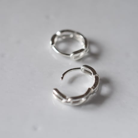 silver925 フープピアス