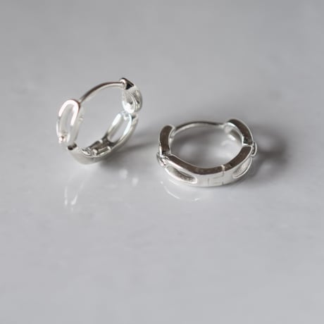 silver925 フープピアス