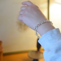 silver925 ボリームチェーンブレスレット