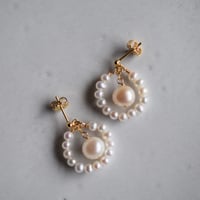 14kgf　リングパールピアス