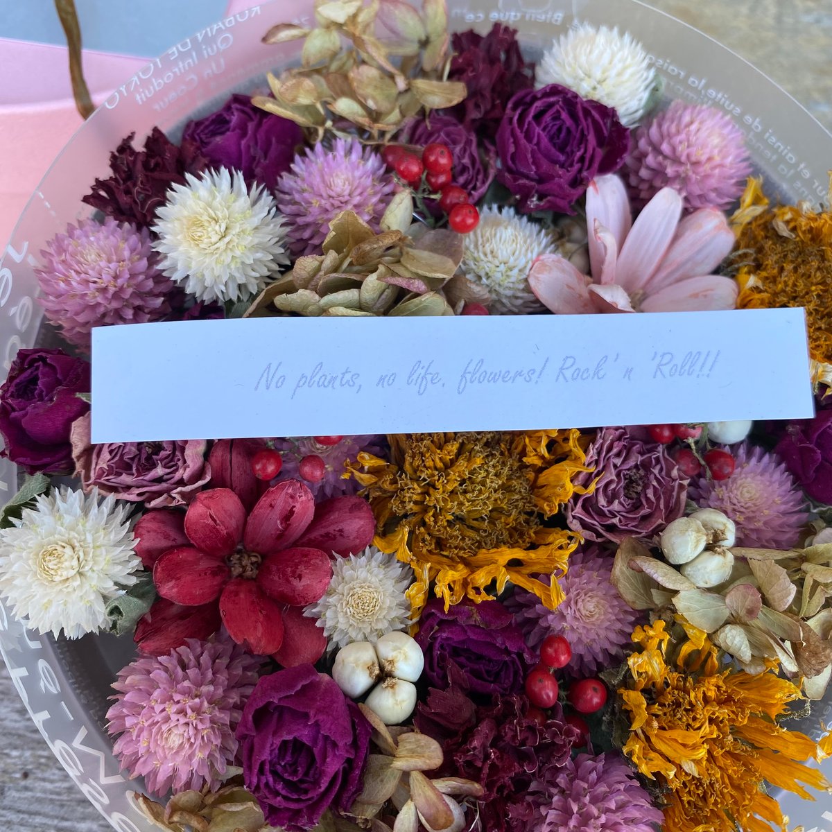 ドライフラワーBOXギフト【PINK】 | in bloom