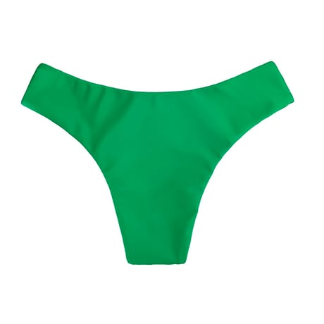 green slim pants