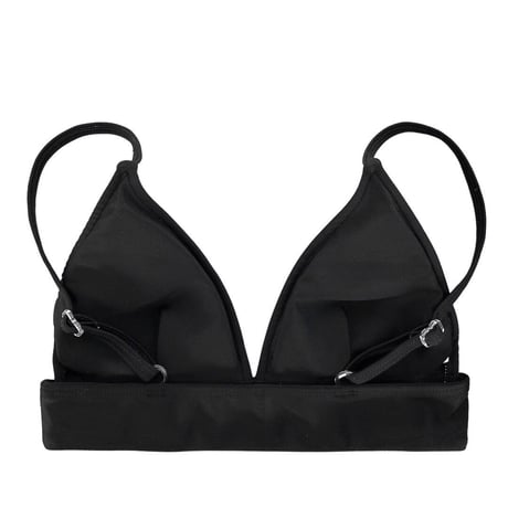 Black triangle bikini tops
