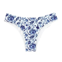 blue paisley slim pants
