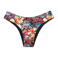 colorful botanical  slim pants