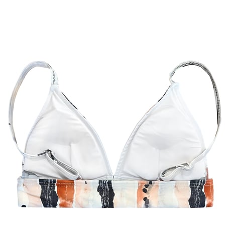 mural triangle bikini tops