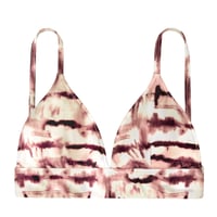 marble triangle bikini tops