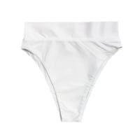 white high-waist pants