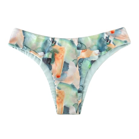 tie-dye slim pants