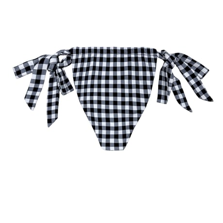 black gingham check curtain brazilian pants