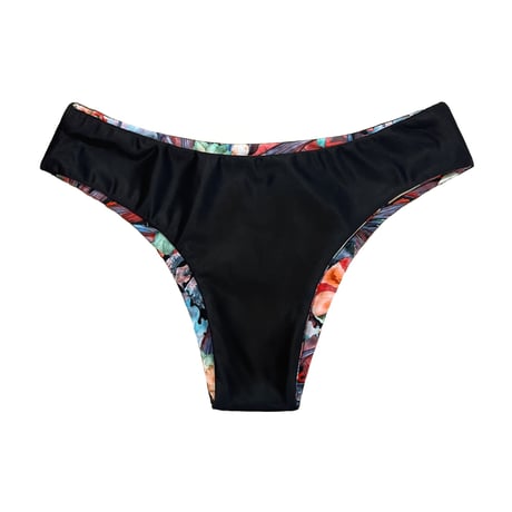 colorful botanical  slim pants